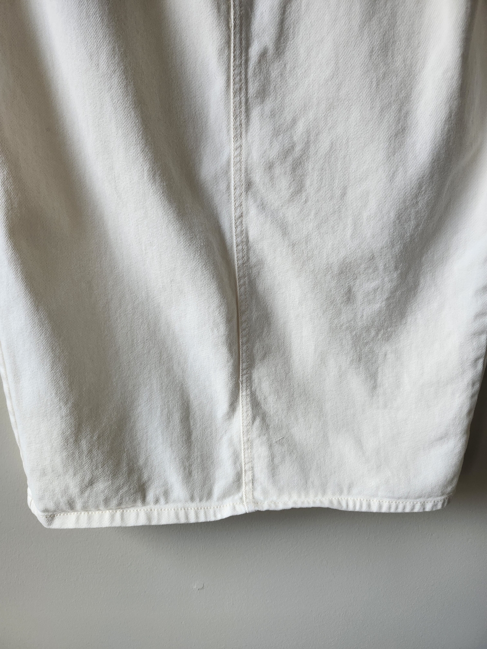 Velvet Heart White Denim Midi Skirt - Picture 6 of 9